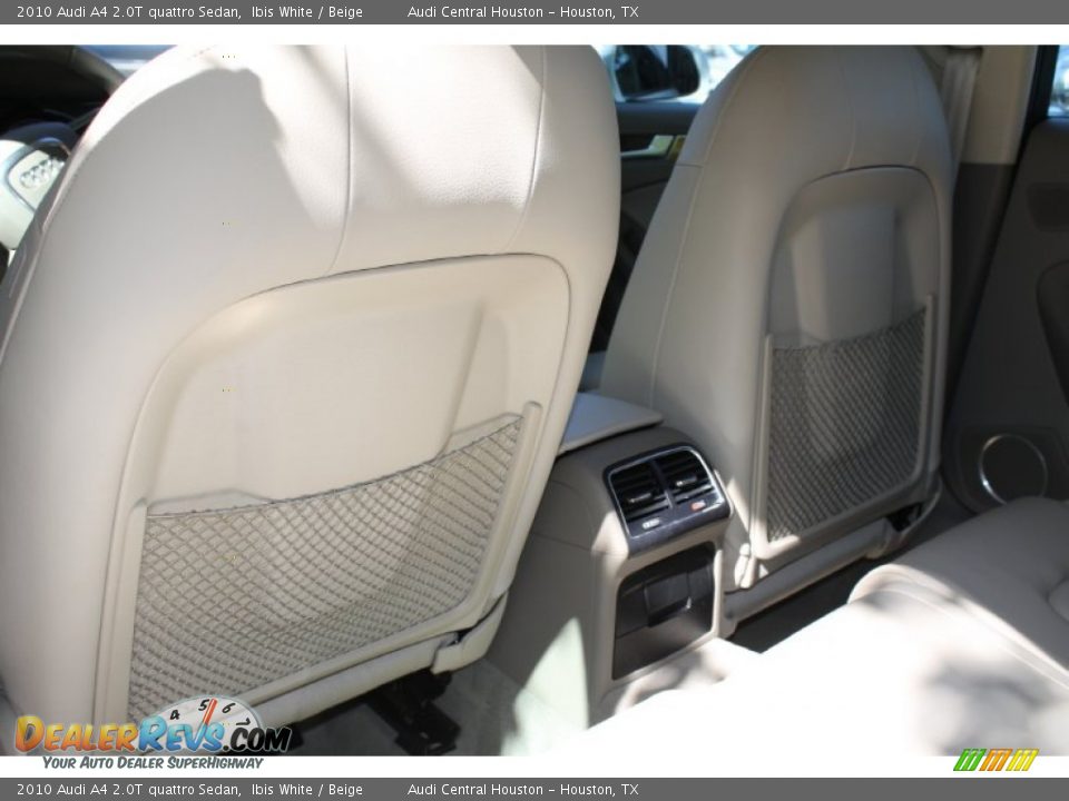 2010 Audi A4 2.0T quattro Sedan Ibis White / Beige Photo #27