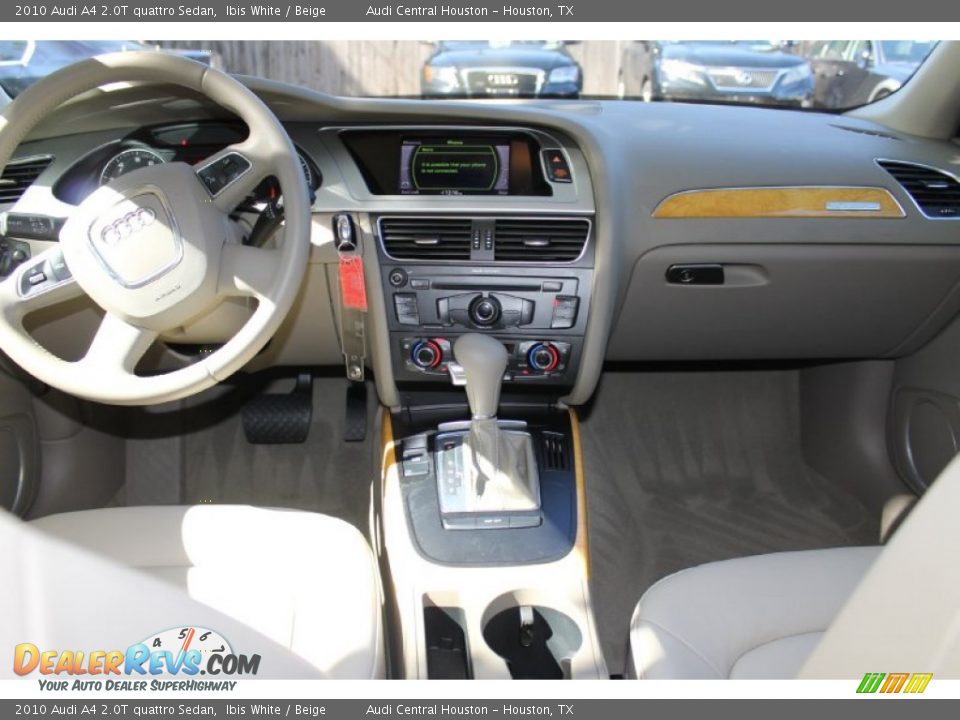 2010 Audi A4 2.0T quattro Sedan Ibis White / Beige Photo #28