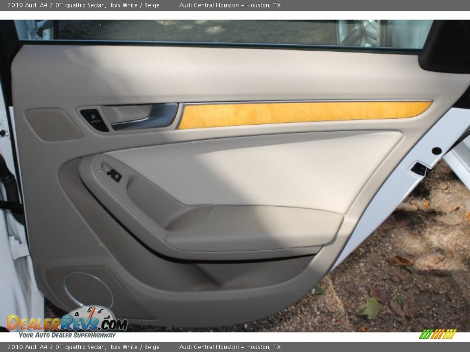 2010 Audi A4 2.0T quattro Sedan Ibis White / Beige Photo #30