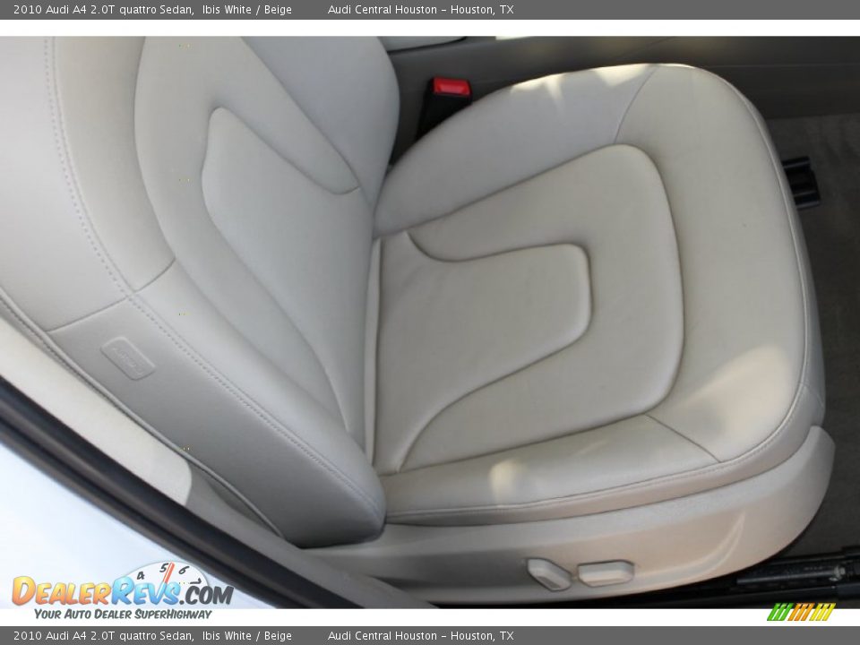 2010 Audi A4 2.0T quattro Sedan Ibis White / Beige Photo #33
