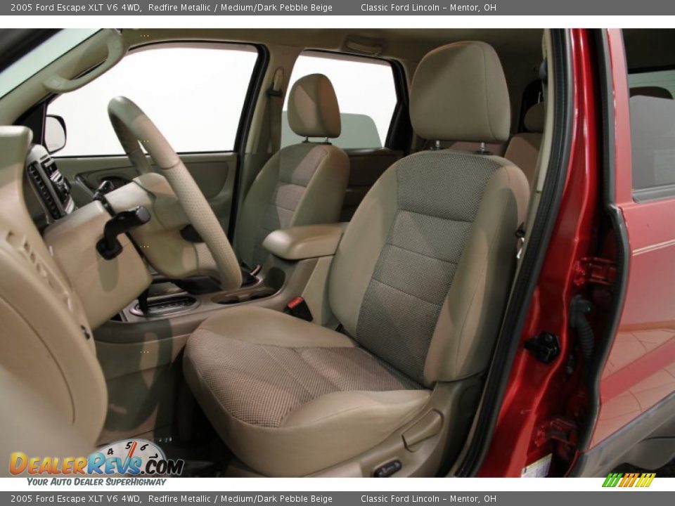 2005 Ford Escape XLT V6 4WD Redfire Metallic / Medium/Dark Pebble Beige Photo #5