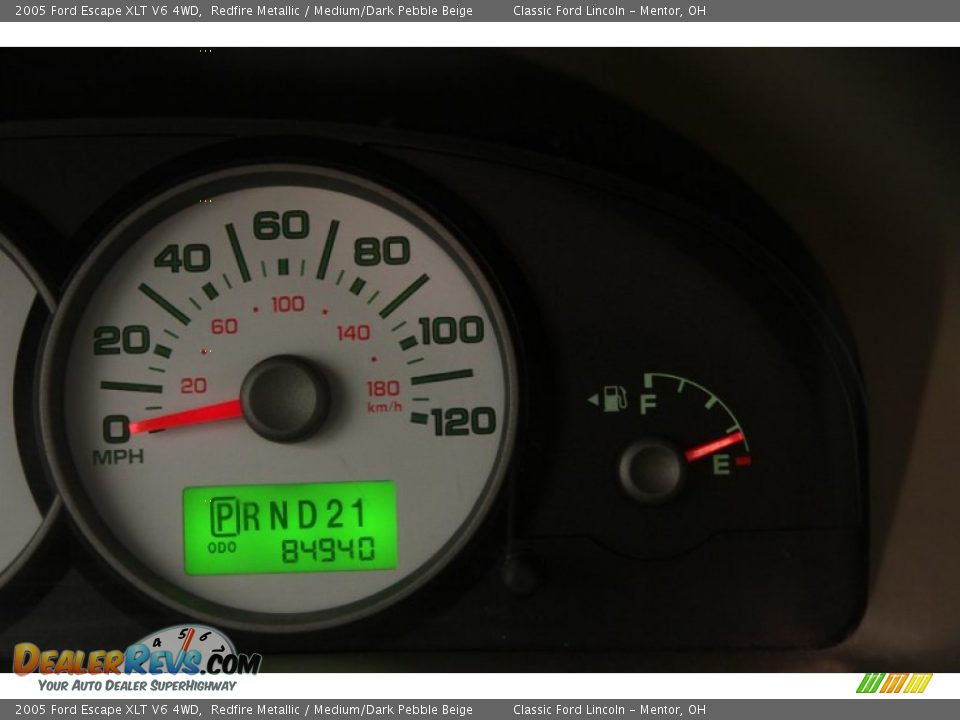 2005 Ford Escape XLT V6 4WD Redfire Metallic / Medium/Dark Pebble Beige Photo #7