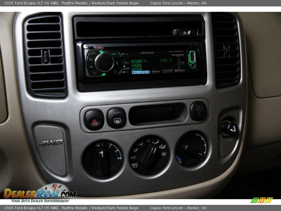 2005 Ford Escape XLT V6 4WD Redfire Metallic / Medium/Dark Pebble Beige Photo #9