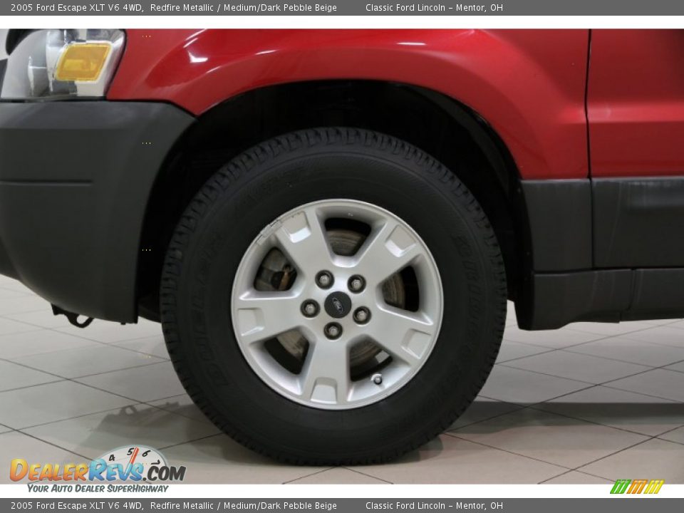 2005 Ford Escape XLT V6 4WD Redfire Metallic / Medium/Dark Pebble Beige Photo #16