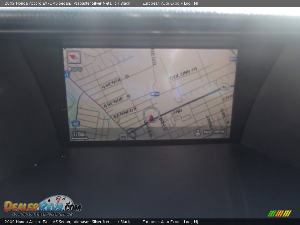 2009 Honda Accord EX-L V6 Sedan Alabaster Silver Metallic / Black Photo #28