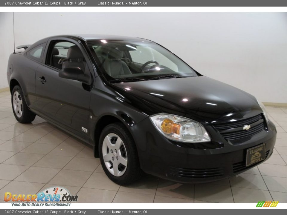 2007 Chevrolet Cobalt LS Coupe Black / Gray Photo #1
