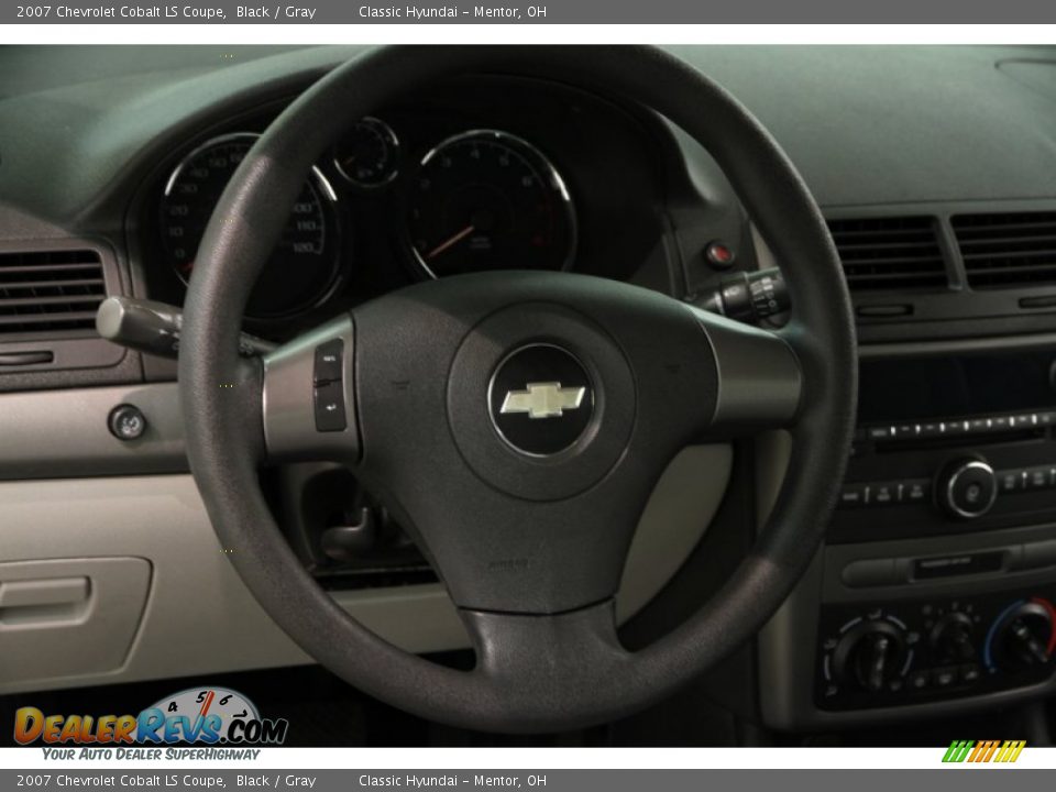 2007 Chevrolet Cobalt LS Coupe Black / Gray Photo #6