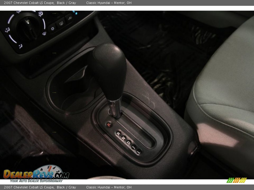 2007 Chevrolet Cobalt LS Coupe Black / Gray Photo #9