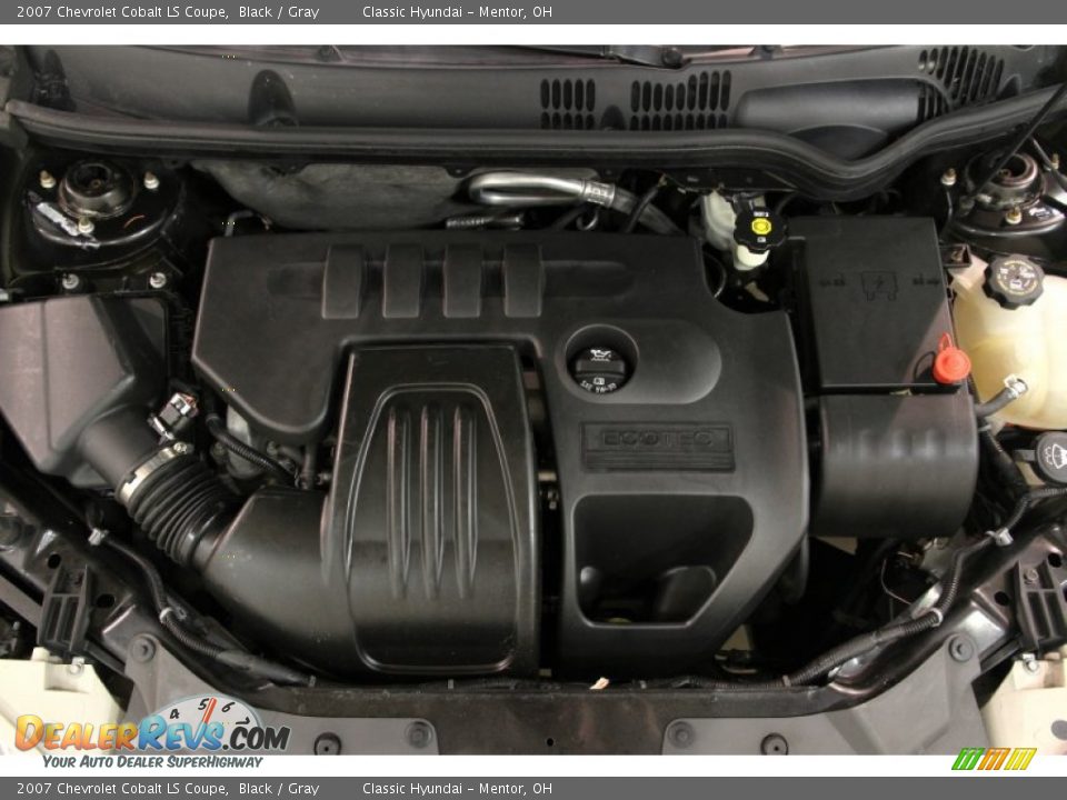2007 Chevrolet Cobalt LS Coupe Black / Gray Photo #14