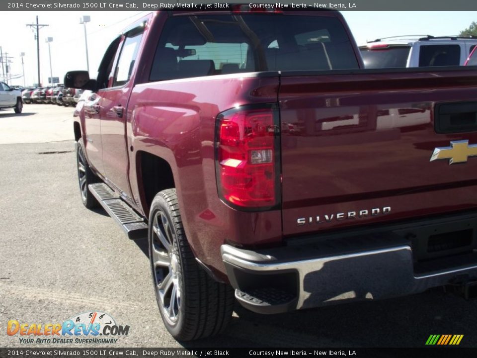 2014 Chevrolet Silverado 1500 LT Crew Cab Deep Ruby Metallic / Jet Black Photo #6