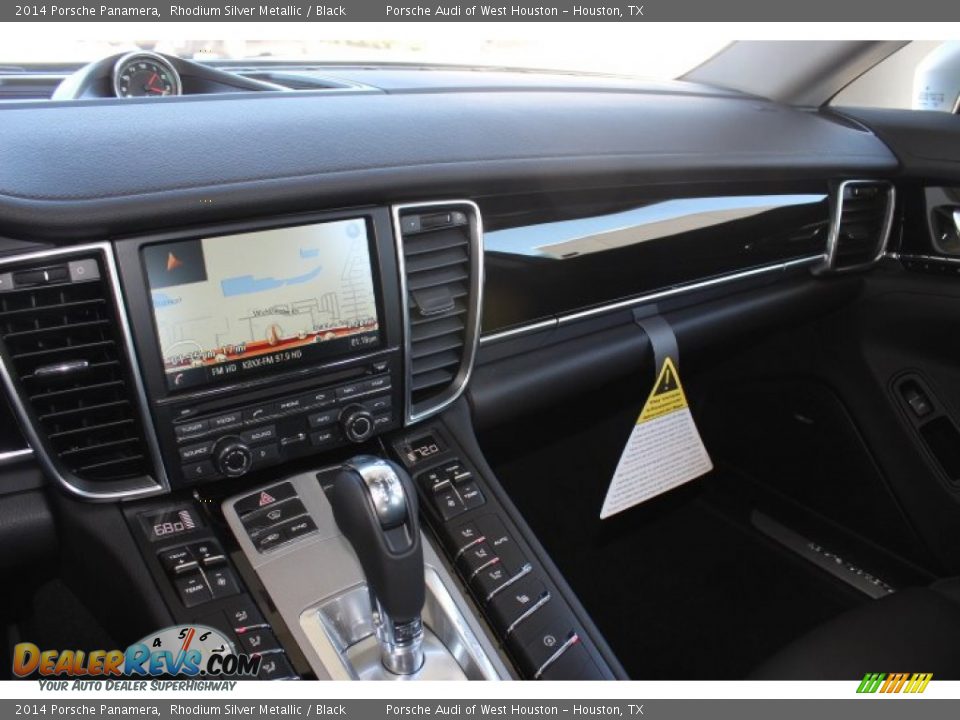 2014 Porsche Panamera Rhodium Silver Metallic / Black Photo #16