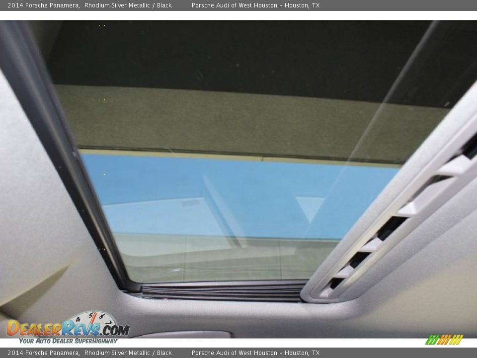 2014 Porsche Panamera Rhodium Silver Metallic / Black Photo #18