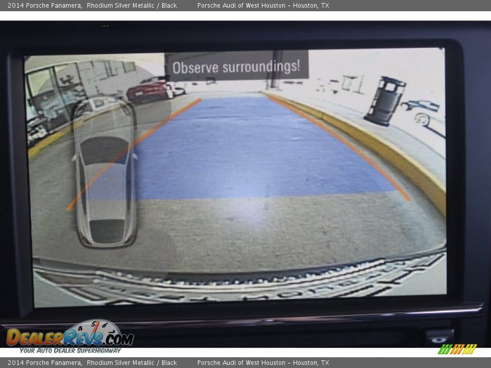 2014 Porsche Panamera Rhodium Silver Metallic / Black Photo #21