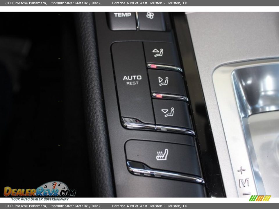 2014 Porsche Panamera Rhodium Silver Metallic / Black Photo #23