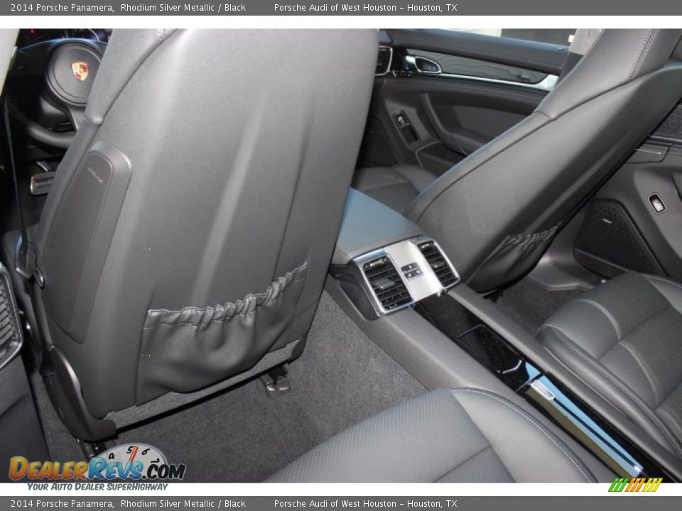 2014 Porsche Panamera Rhodium Silver Metallic / Black Photo #28