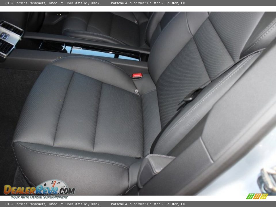 2014 Porsche Panamera Rhodium Silver Metallic / Black Photo #29