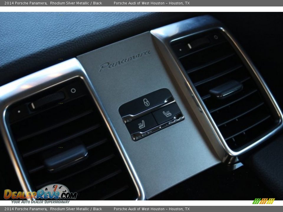 2014 Porsche Panamera Rhodium Silver Metallic / Black Photo #30