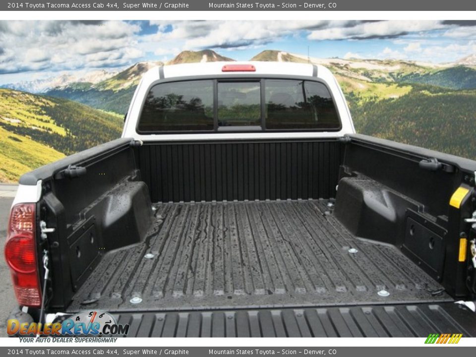 2014 Toyota Tacoma Access Cab 4x4 Super White / Graphite Photo #9