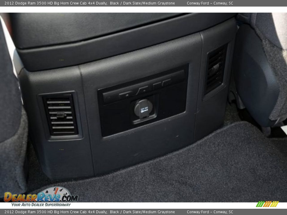 2012 Dodge Ram 3500 HD Big Horn Crew Cab 4x4 Dually Black / Dark Slate/Medium Graystone Photo #15