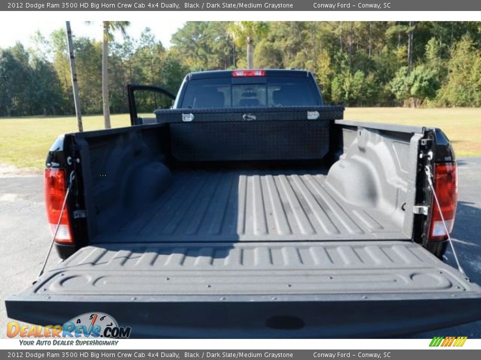 2012 Dodge Ram 3500 HD Big Horn Crew Cab 4x4 Dually Black / Dark Slate/Medium Graystone Photo #17