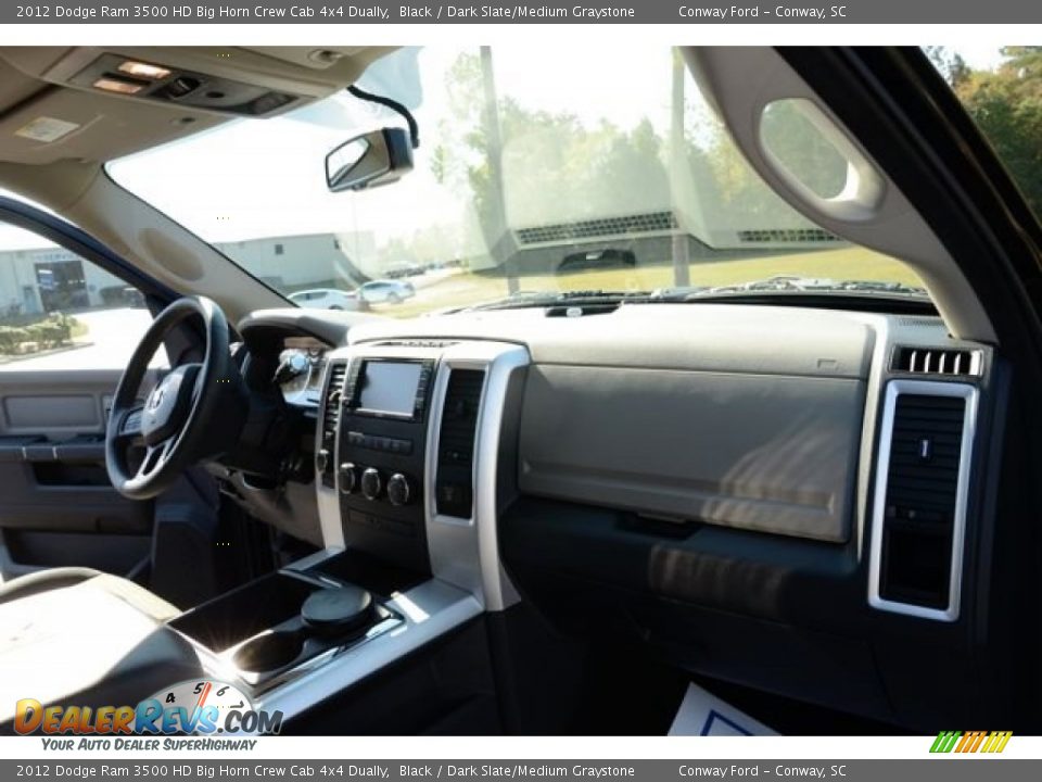 2012 Dodge Ram 3500 HD Big Horn Crew Cab 4x4 Dually Black / Dark Slate/Medium Graystone Photo #20