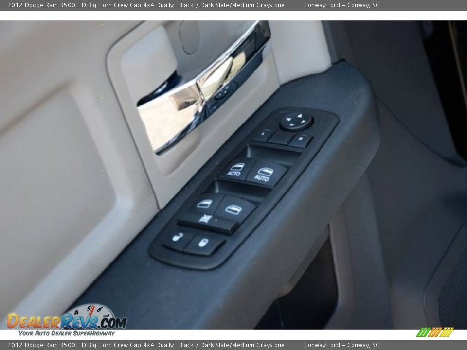 2012 Dodge Ram 3500 HD Big Horn Crew Cab 4x4 Dually Black / Dark Slate/Medium Graystone Photo #22