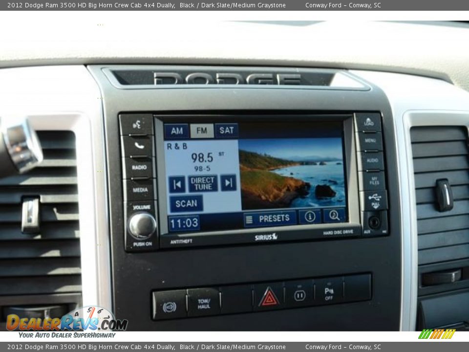 2012 Dodge Ram 3500 HD Big Horn Crew Cab 4x4 Dually Black / Dark Slate/Medium Graystone Photo #26