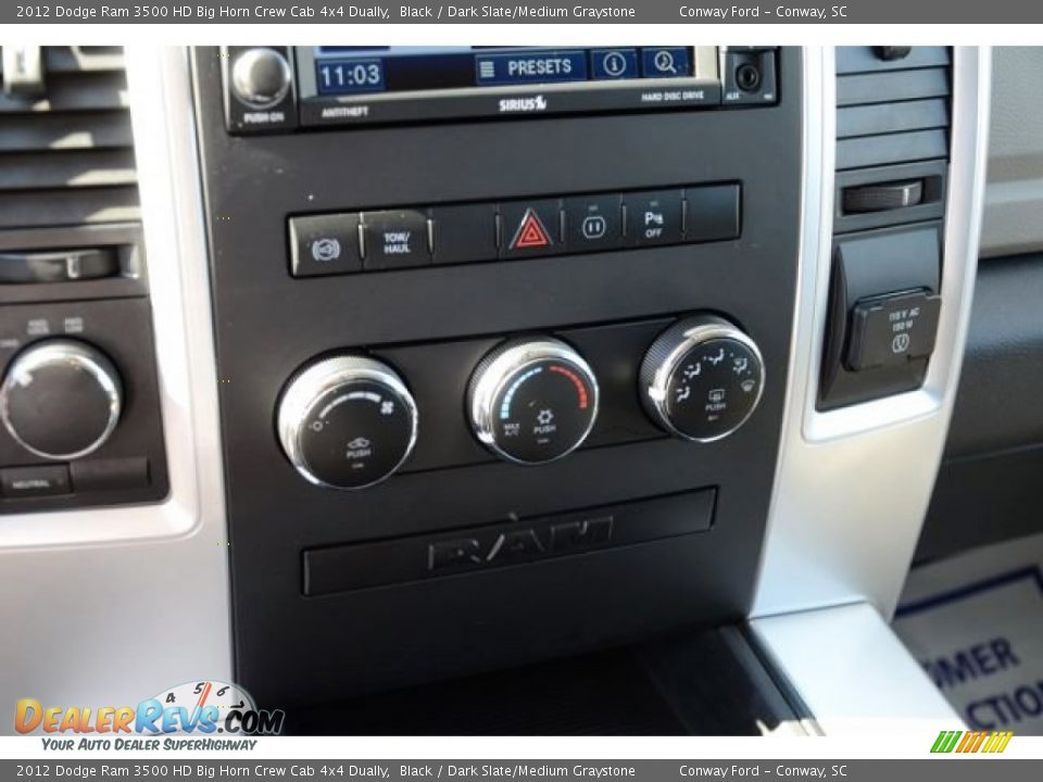 2012 Dodge Ram 3500 HD Big Horn Crew Cab 4x4 Dually Black / Dark Slate/Medium Graystone Photo #27
