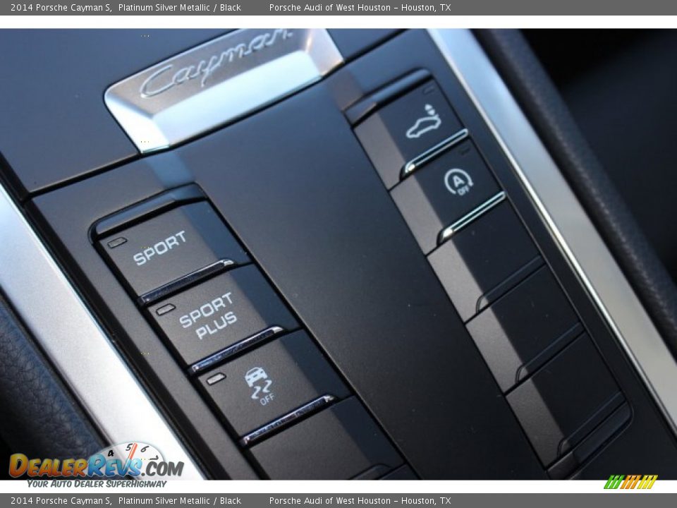 2014 Porsche Cayman S Platinum Silver Metallic / Black Photo #19