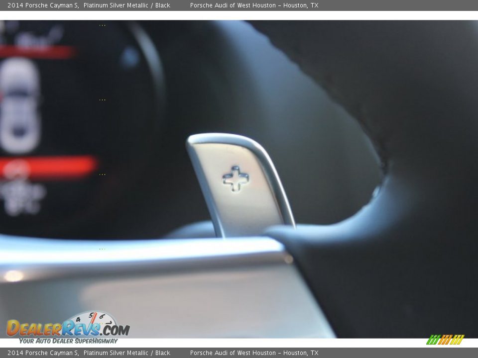 2014 Porsche Cayman S Platinum Silver Metallic / Black Photo #21