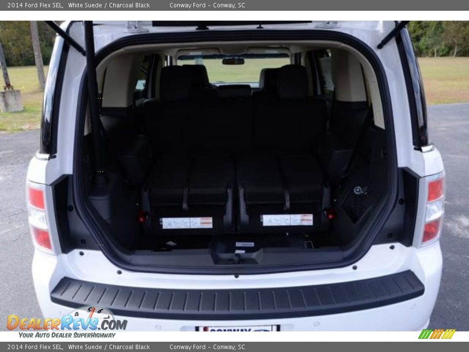 2014 Ford Flex SEL White Suede / Charcoal Black Photo #16
