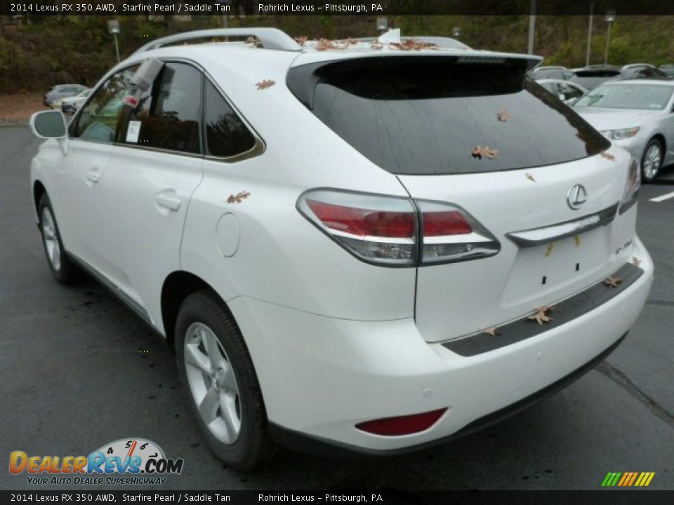 2014 Lexus RX 350 AWD Starfire Pearl / Saddle Tan Photo #2