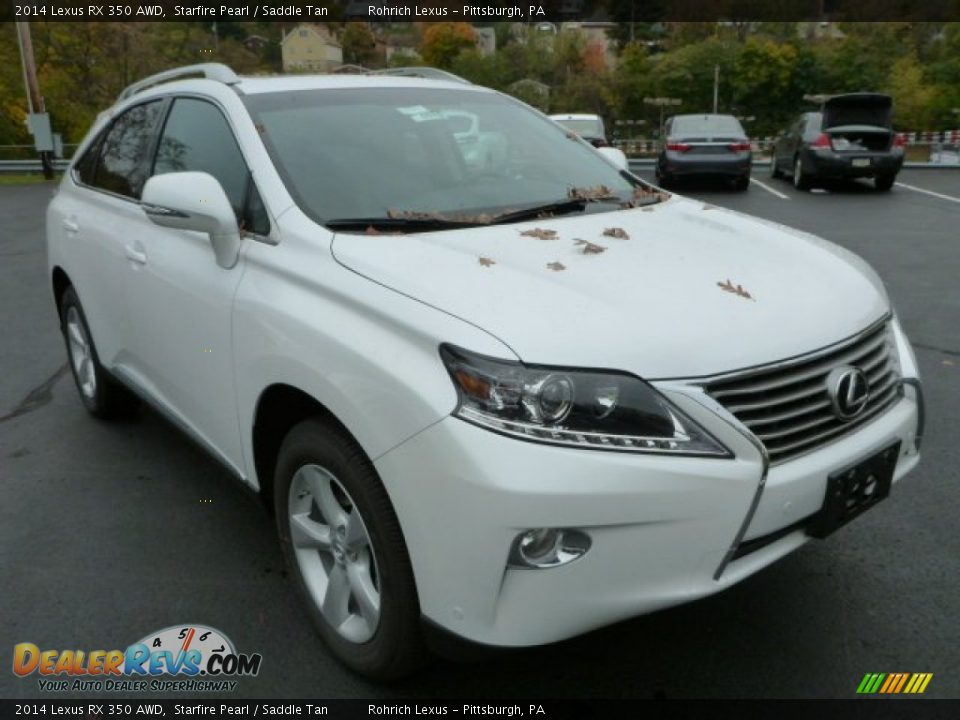 2014 Lexus RX 350 AWD Starfire Pearl / Saddle Tan Photo #6
