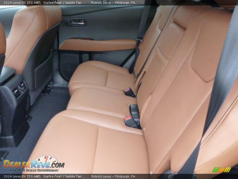 2014 Lexus RX 350 AWD Starfire Pearl / Saddle Tan Photo #11