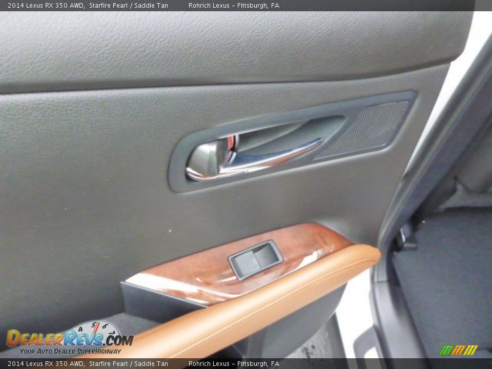 2014 Lexus RX 350 AWD Starfire Pearl / Saddle Tan Photo #13