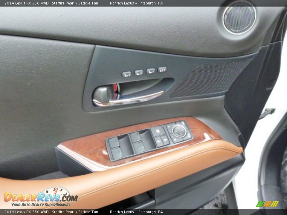 2014 Lexus RX 350 AWD Starfire Pearl / Saddle Tan Photo #14