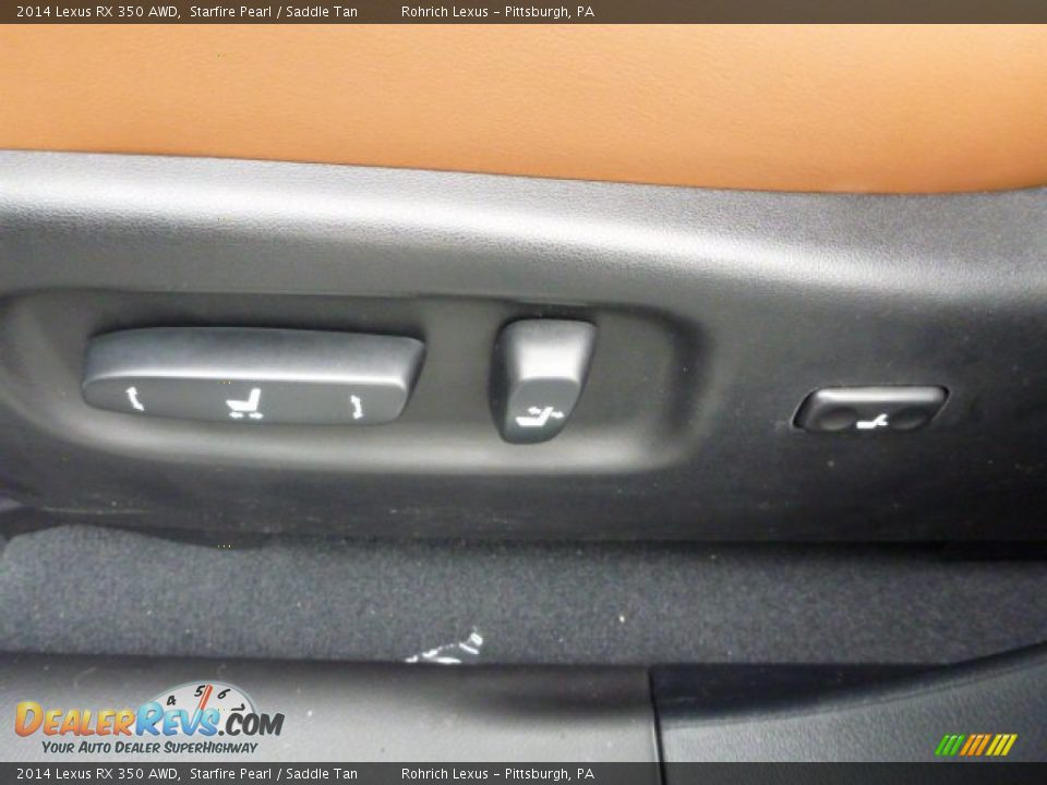 2014 Lexus RX 350 AWD Starfire Pearl / Saddle Tan Photo #16