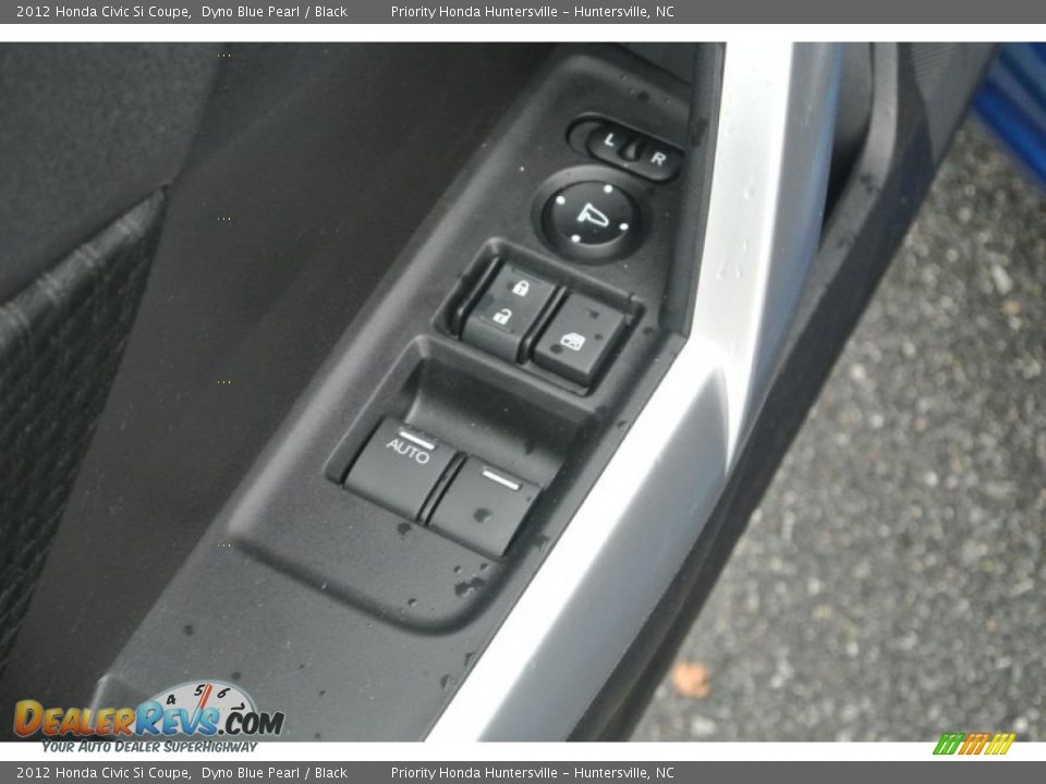2012 Honda Civic Si Coupe Dyno Blue Pearl / Black Photo #11
