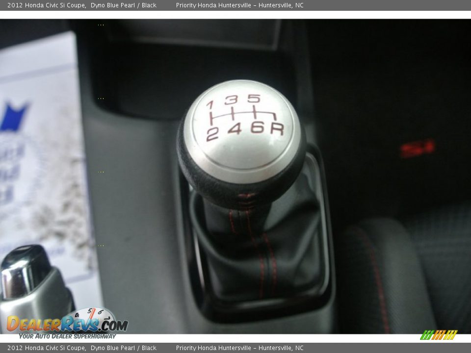 2012 Honda Civic Si Coupe Dyno Blue Pearl / Black Photo #13