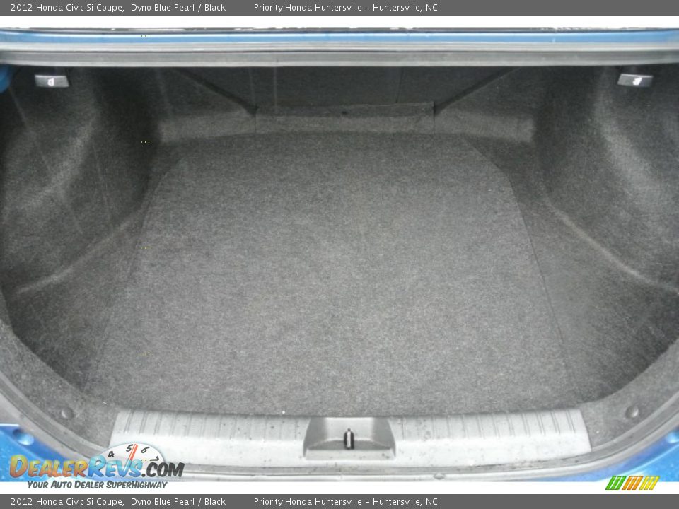 2012 Honda Civic Si Coupe Dyno Blue Pearl / Black Photo #19