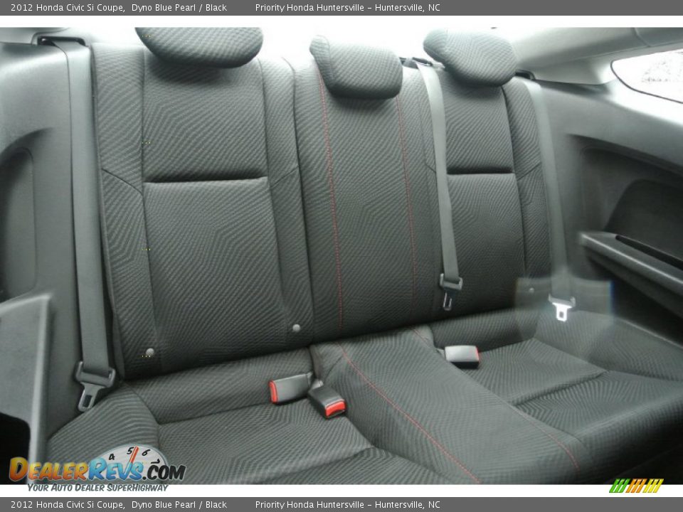 2012 Honda Civic Si Coupe Dyno Blue Pearl / Black Photo #20