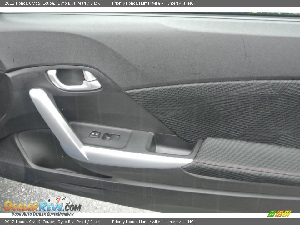 2012 Honda Civic Si Coupe Dyno Blue Pearl / Black Photo #22