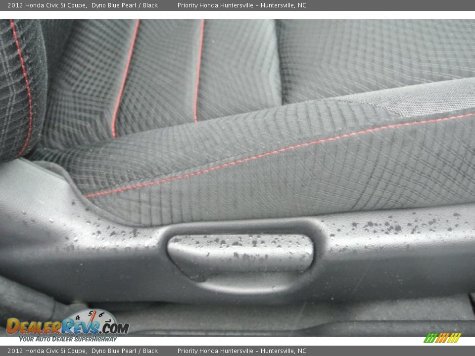 2012 Honda Civic Si Coupe Dyno Blue Pearl / Black Photo #24