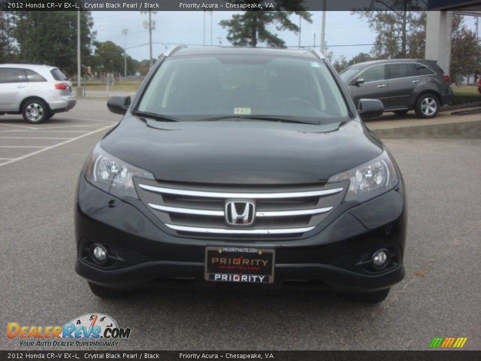 2012 Honda CR-V EX-L Crystal Black Pearl / Black Photo #10