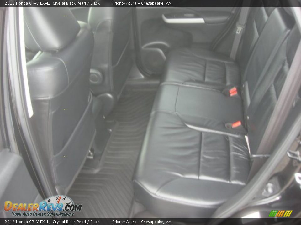 2012 Honda CR-V EX-L Crystal Black Pearl / Black Photo #12
