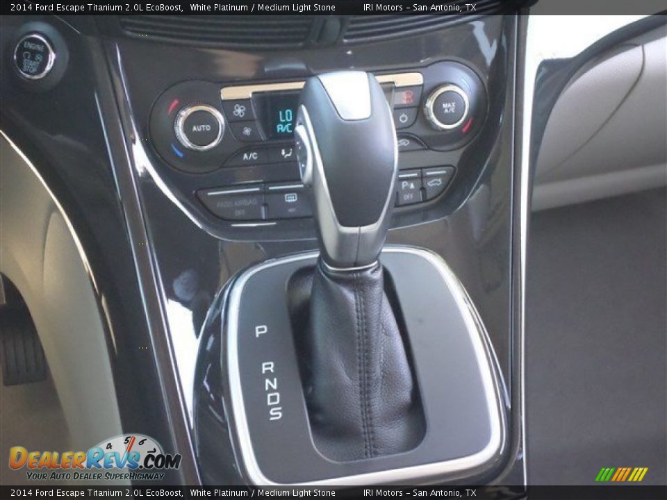 2014 Ford Escape Titanium 2.0L EcoBoost White Platinum / Medium Light Stone Photo #21