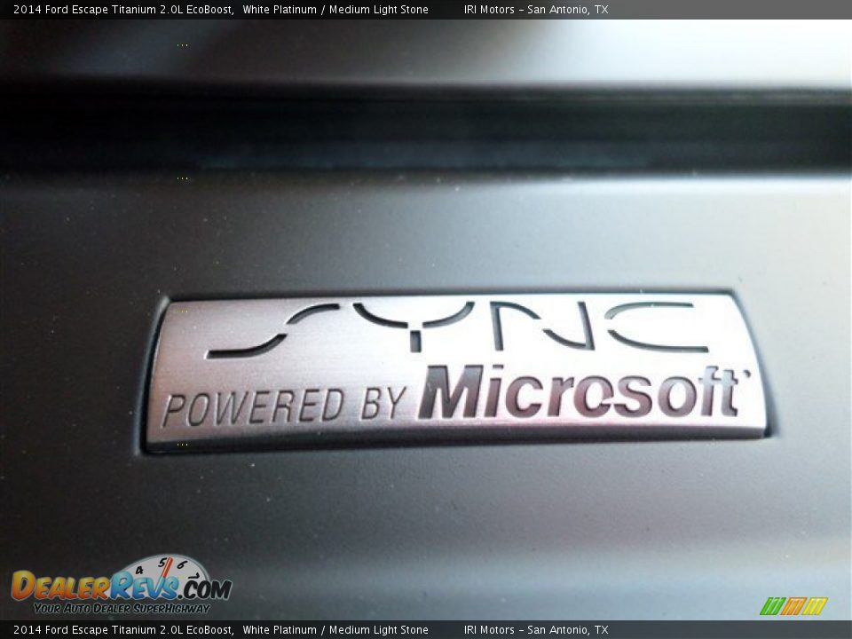 2014 Ford Escape Titanium 2.0L EcoBoost White Platinum / Medium Light Stone Photo #26