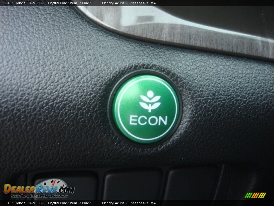 2012 Honda CR-V EX-L Crystal Black Pearl / Black Photo #24