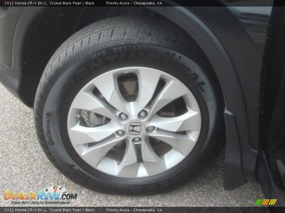 2012 Honda CR-V EX-L Crystal Black Pearl / Black Photo #26