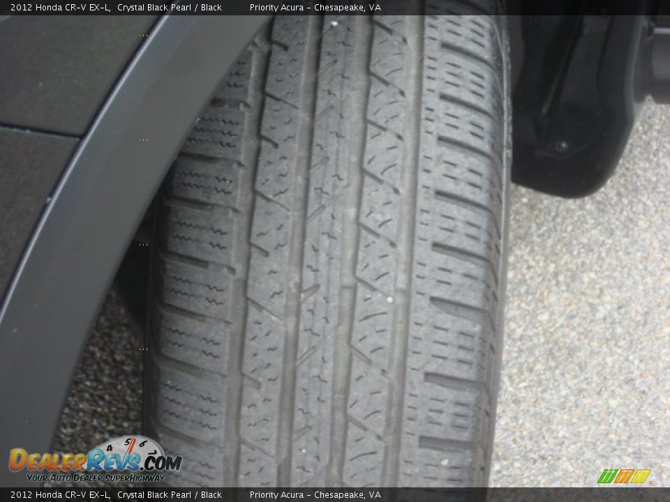 2012 Honda CR-V EX-L Crystal Black Pearl / Black Photo #27